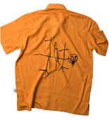 Line art on a shirt Line art on a shirt